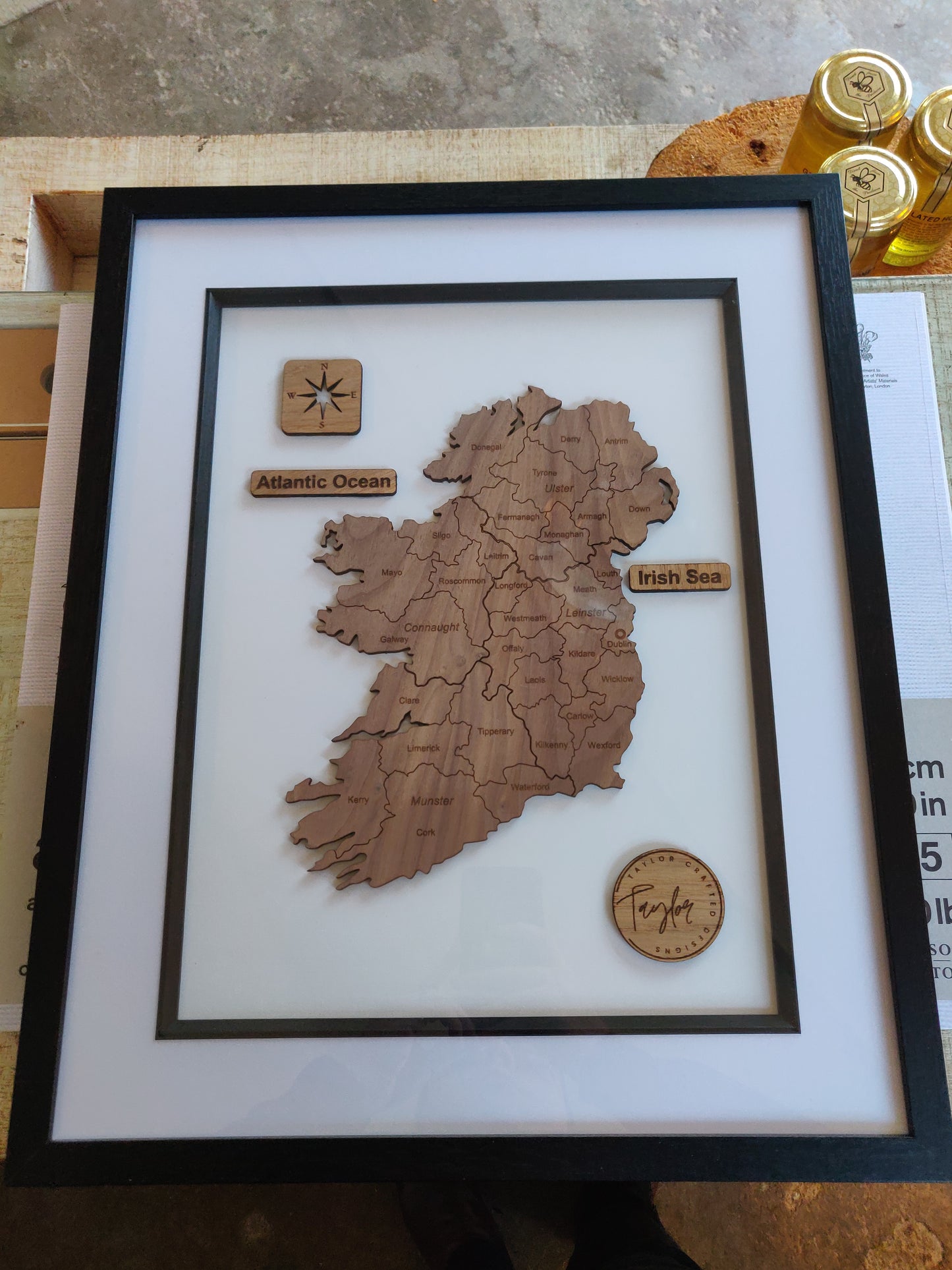 Ireland County & Province Map