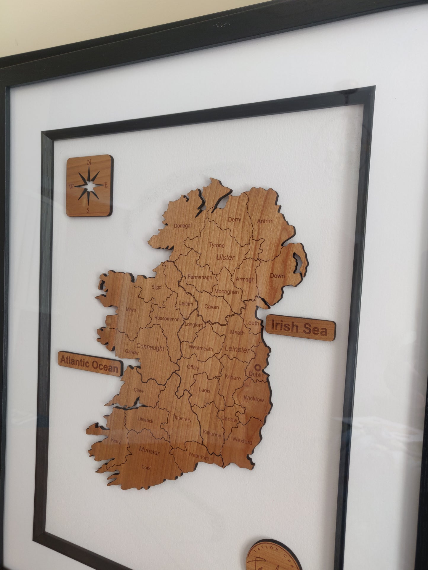 Ireland County & Province Map