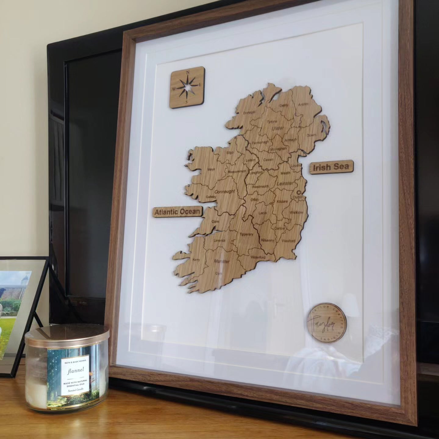 Ireland County & Province Map