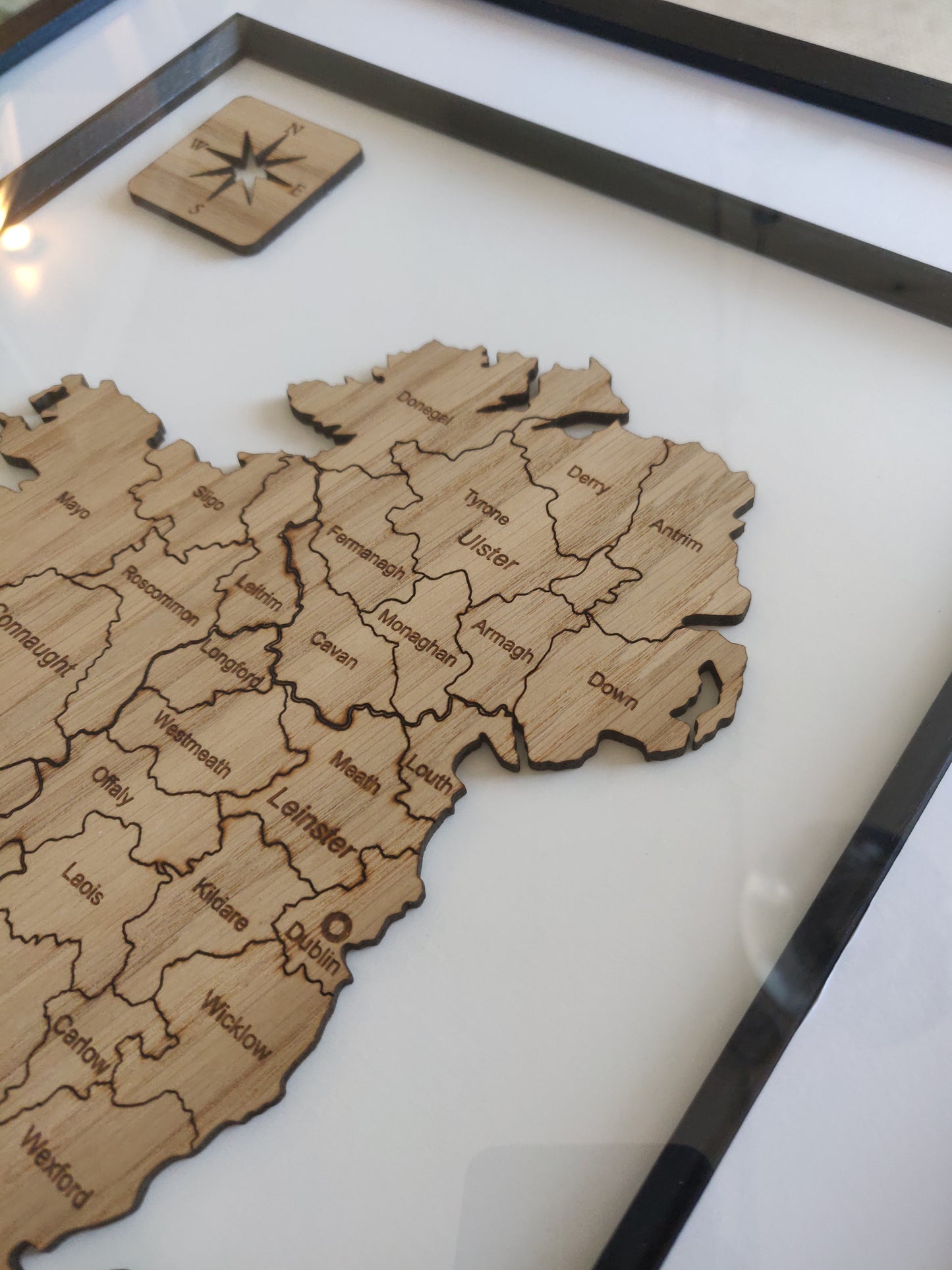 Ireland County & Province Map
