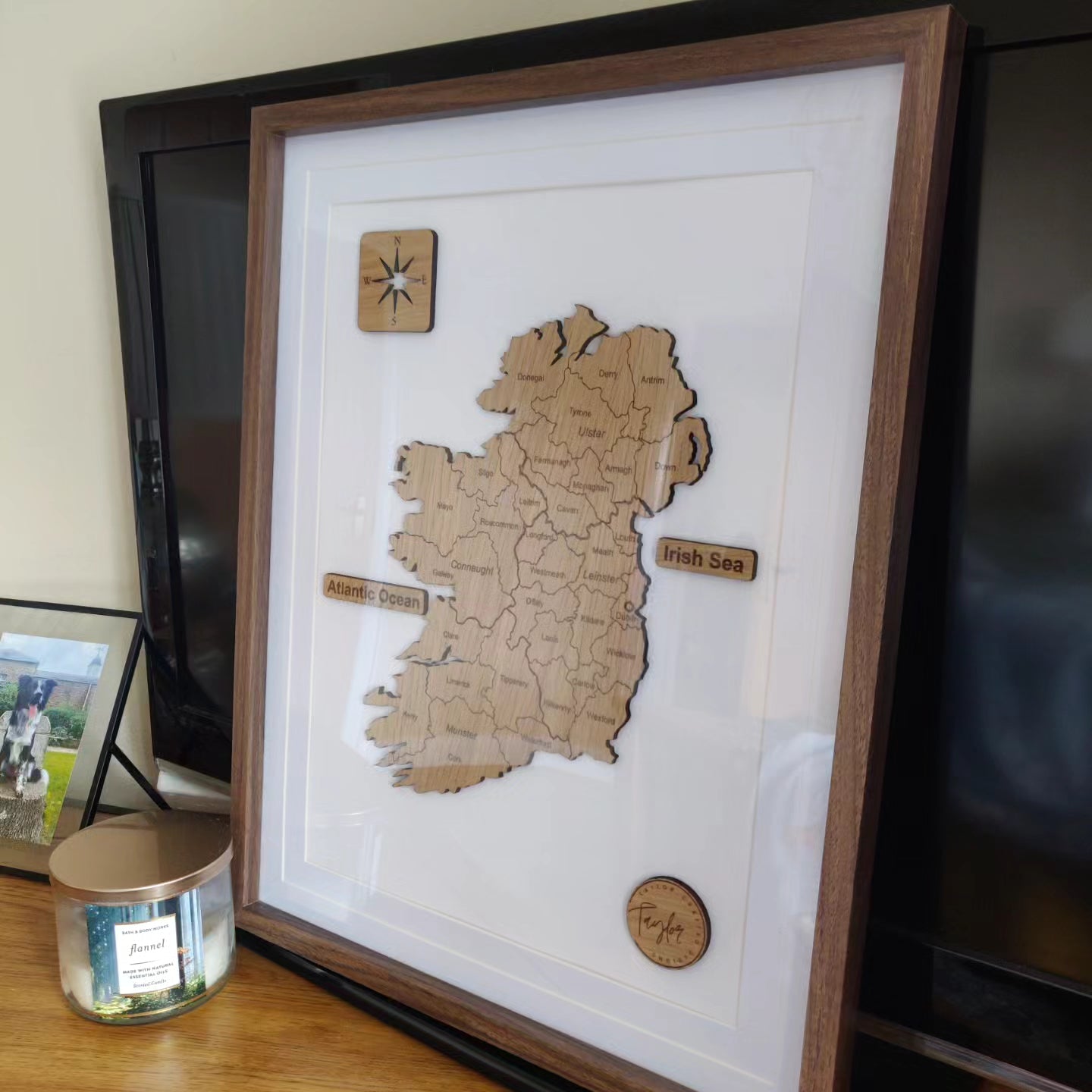 Ireland County & Province Map