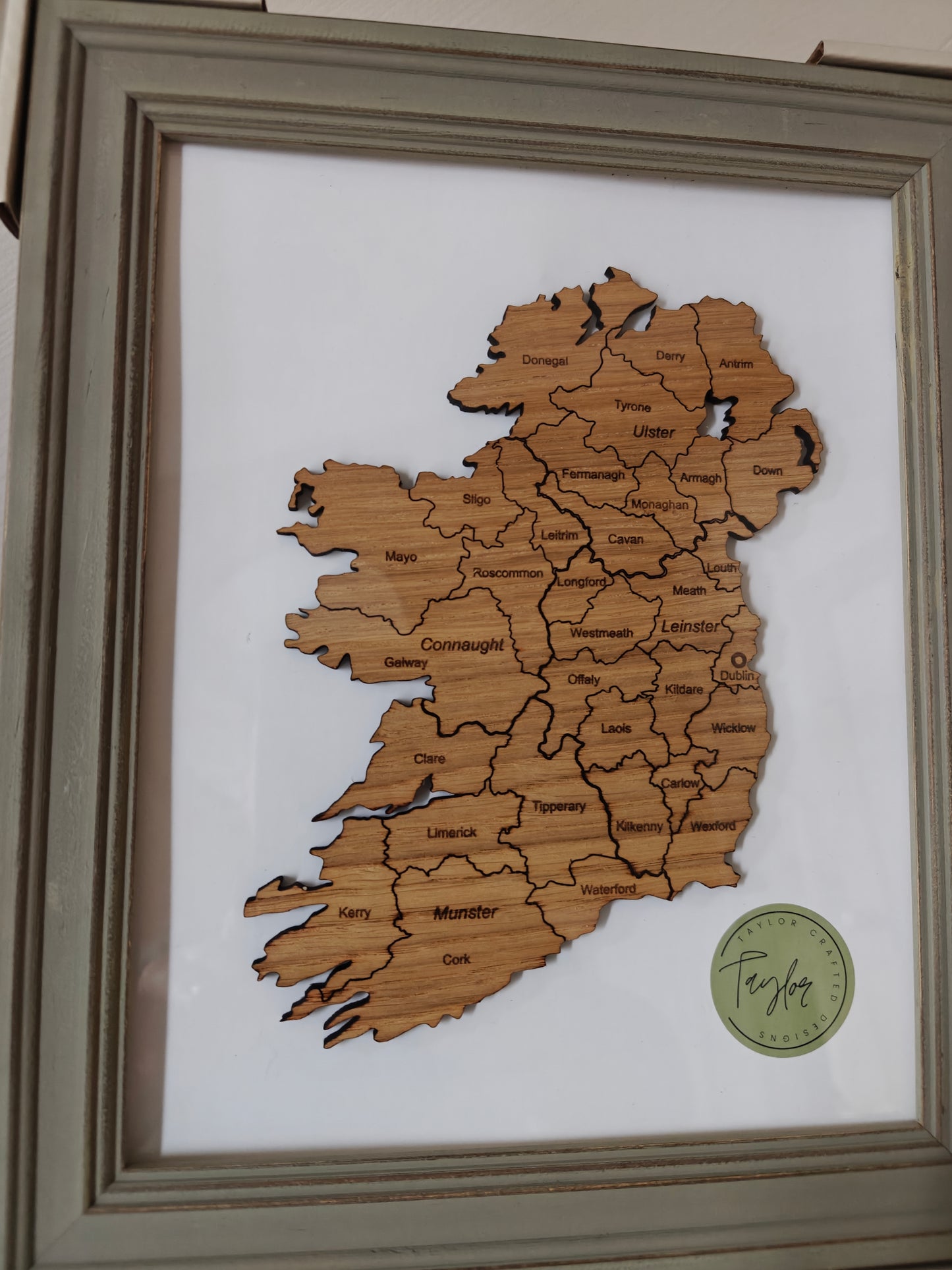 Small Ireland Wood Map
