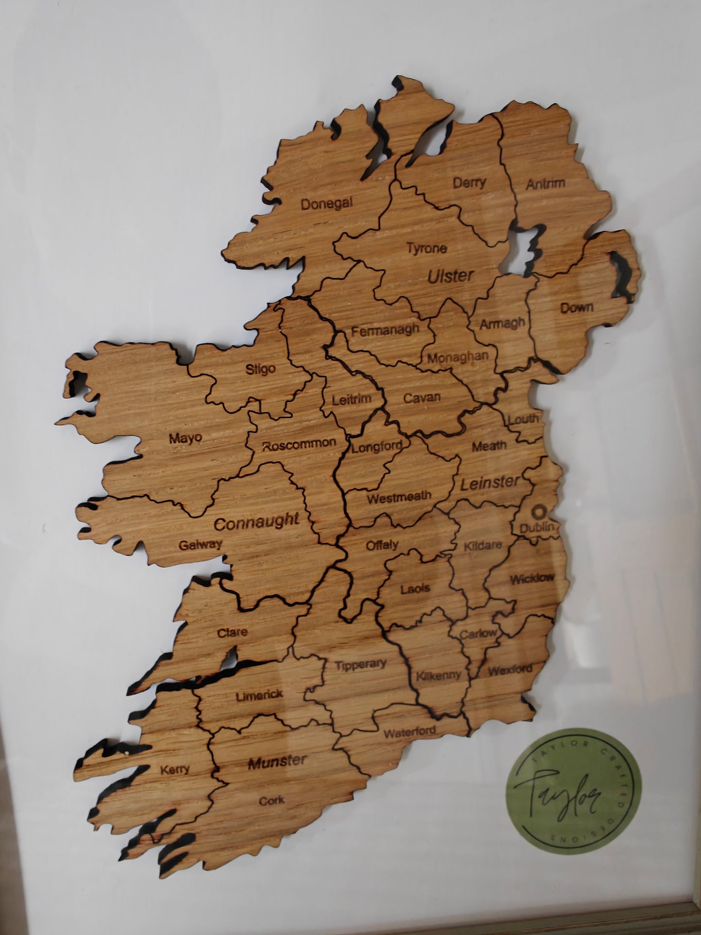 Small Ireland Wood Map