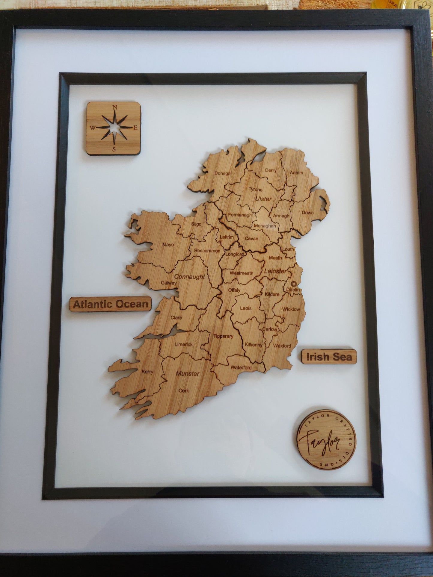 Ireland County & Province Map