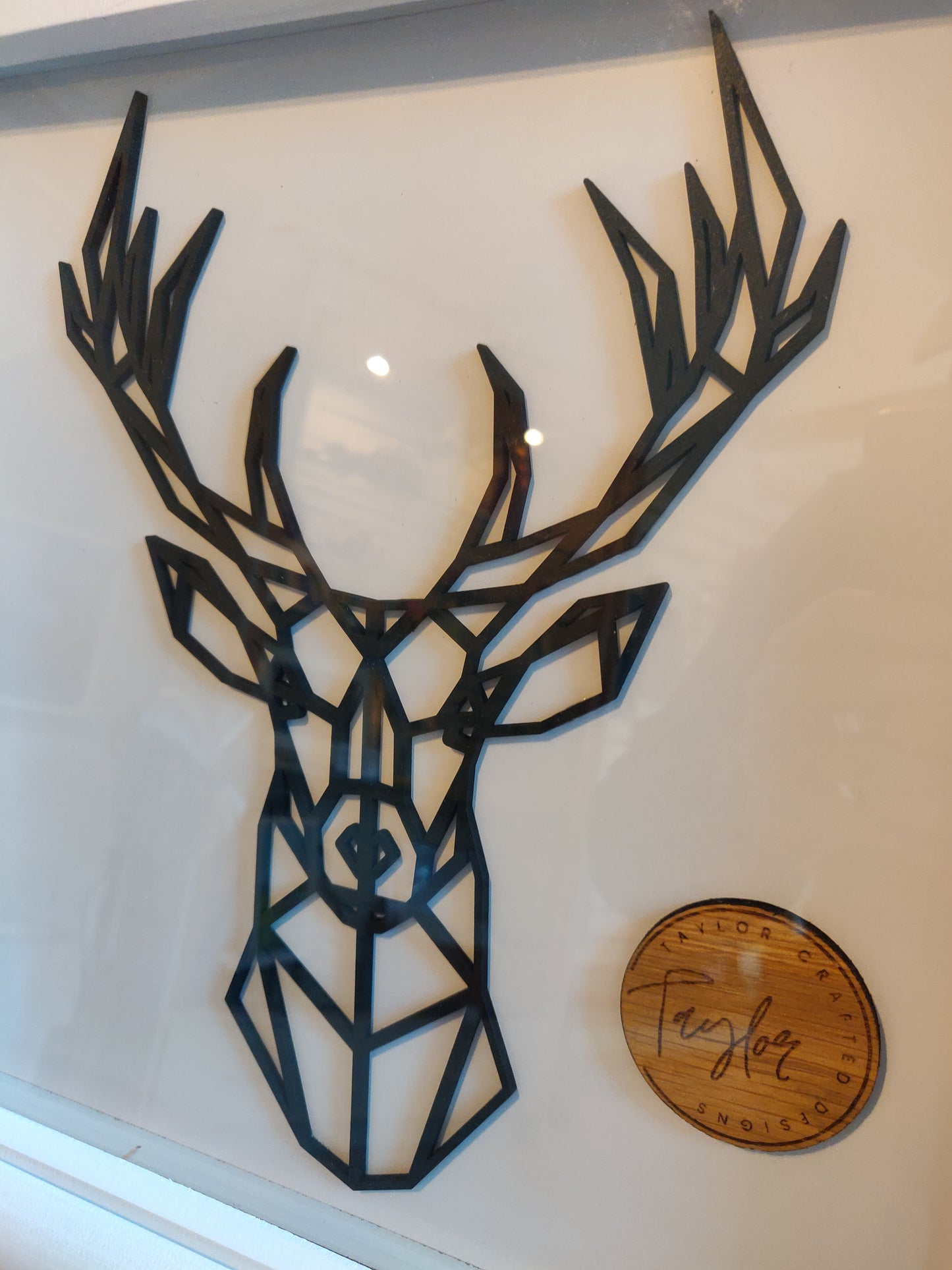 Stag Wood Design in Frame